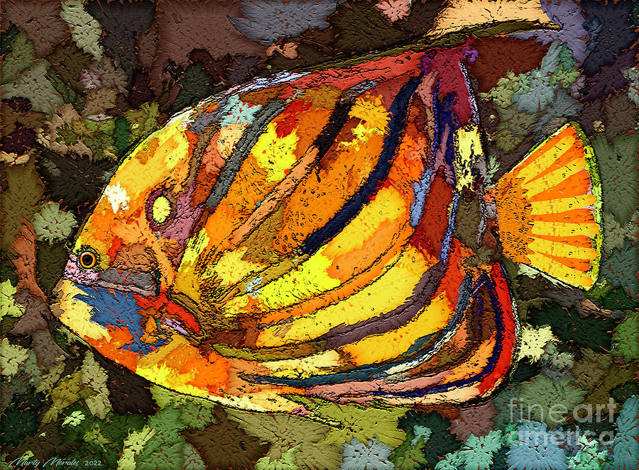 Artistic Fish V12 Digital Art by Marty's Royal Art - Fine Art America