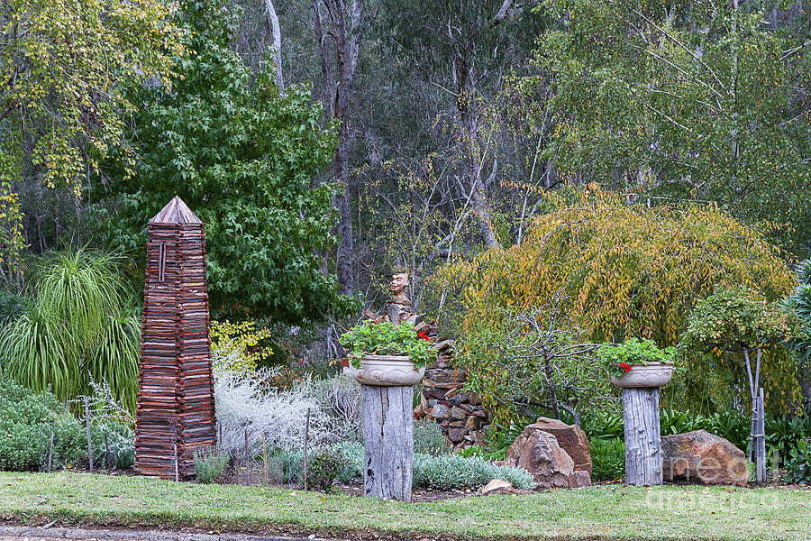 The Artistic Garden Photograph by Elaine Teague