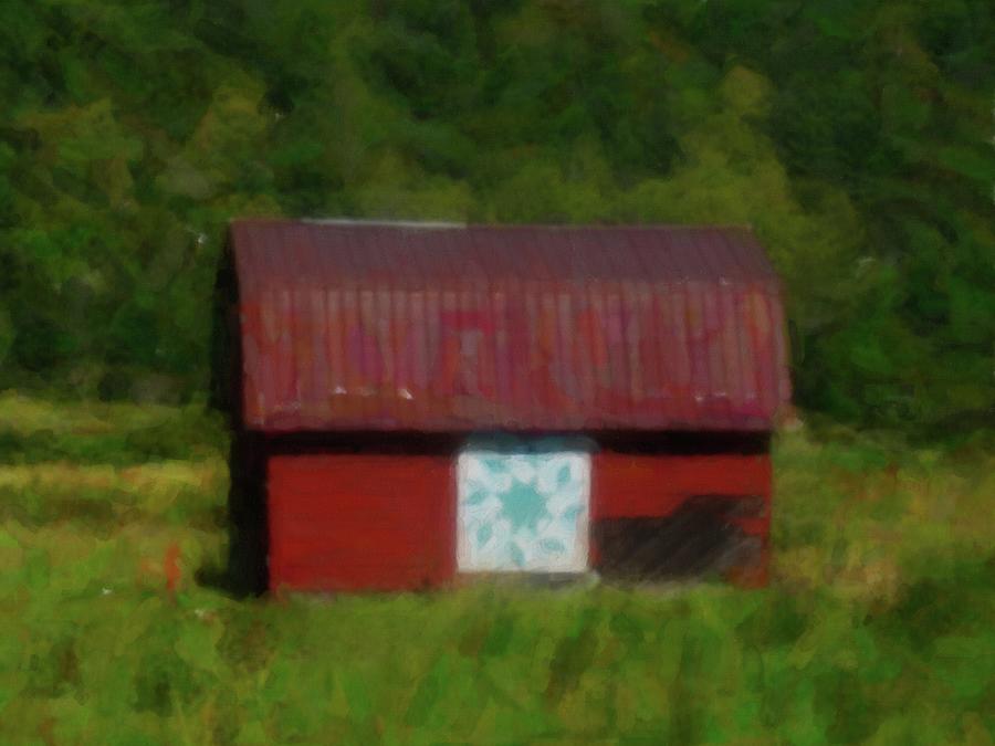 Artistic Red Barn With Quilt 5 Photograph