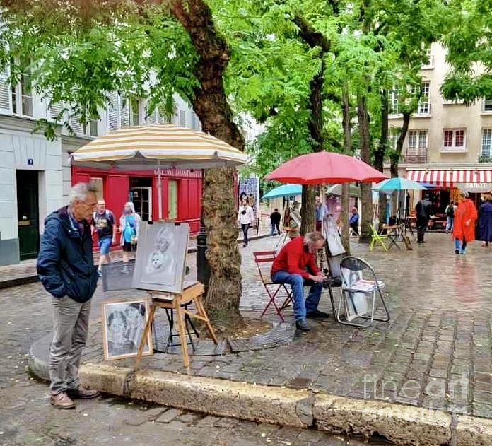 Artists at Montmartre Photograph by Christy Gendalia