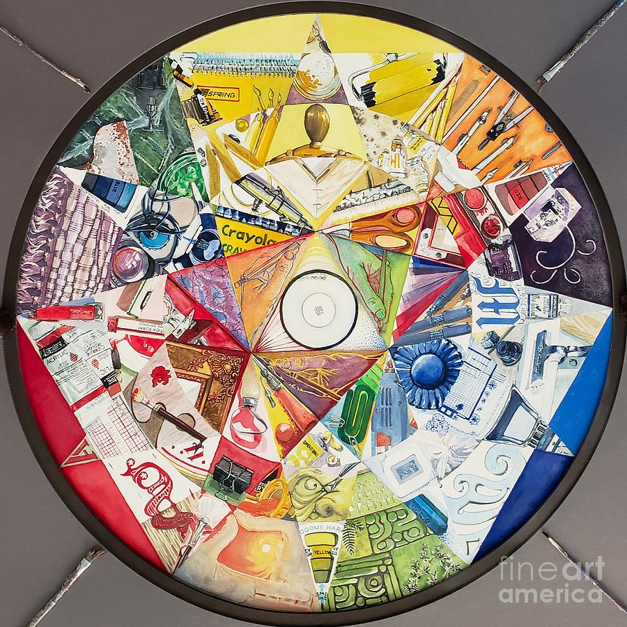 Artists Color Wheel Painting