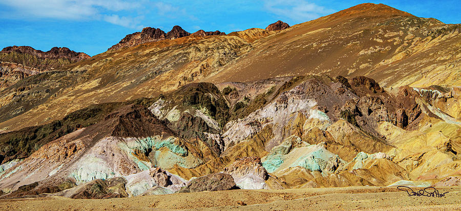 Artists Palette Death Valley Photograph by David Salter