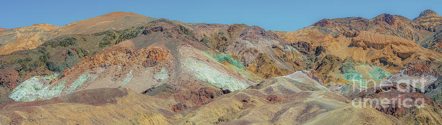 Artists Palette in Death Valley National Park, California.  Photograph by Hanna Tor