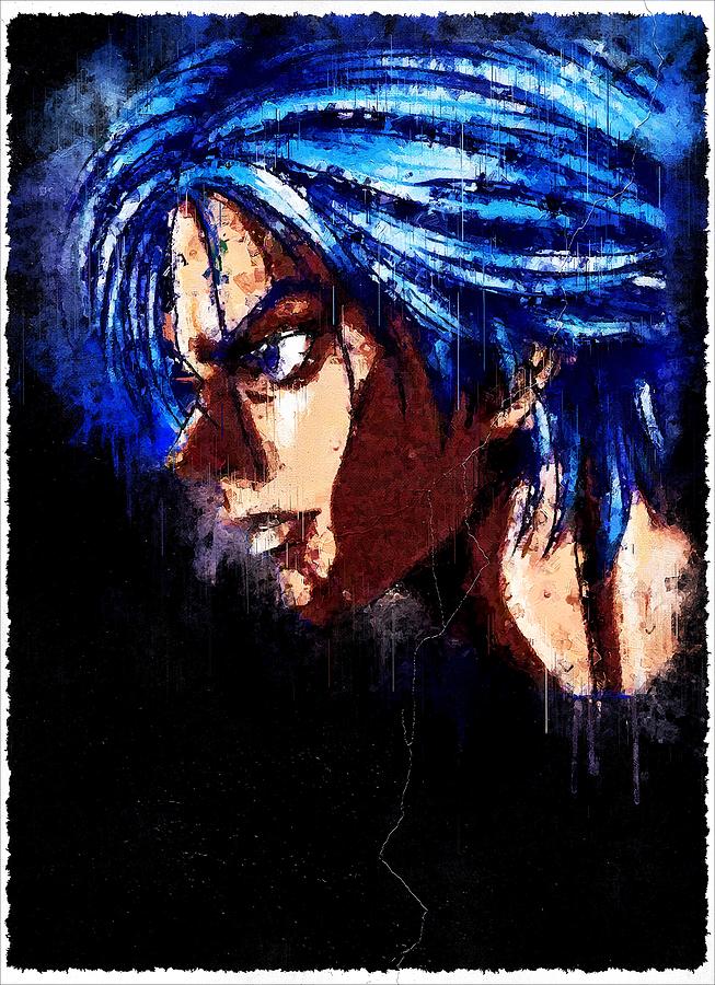 Artwork Anime Buzzer Beater abstract artistic Painting by Ovaber Nier ...