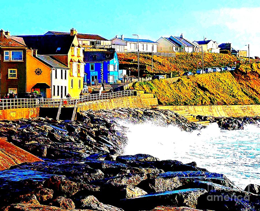 Artwork of lahinch County clare Ireland  Painting by Mary Cahalan Lee - aka PIXI