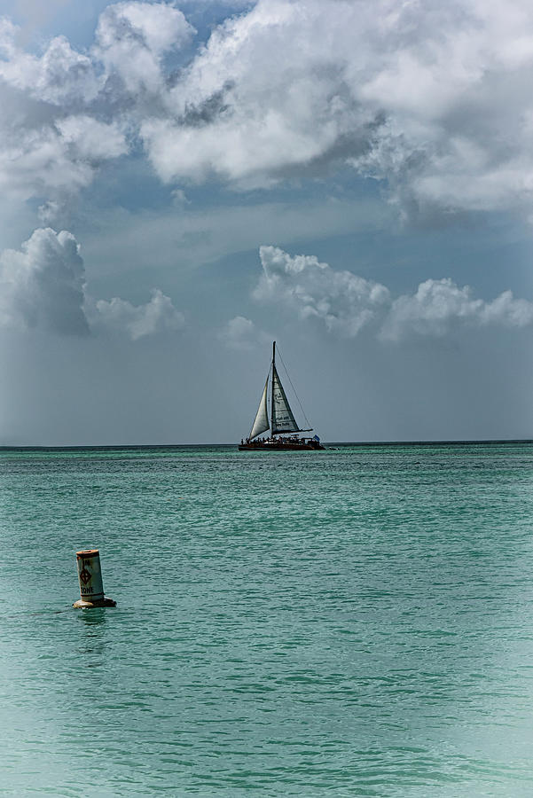 Aruba-perfect Day For Sailing Photograph