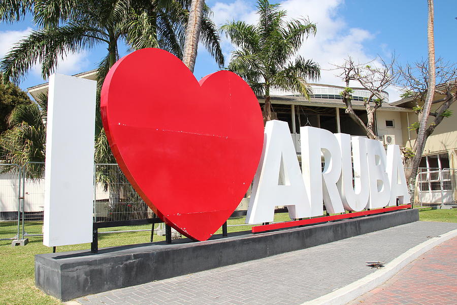 Aruba Sign Photograph By Candido Aviles Fine Art America