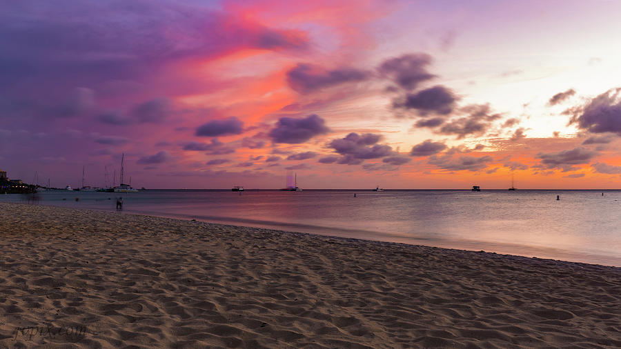 Aruba Sunset Photograph By John Velocci Fine Art America