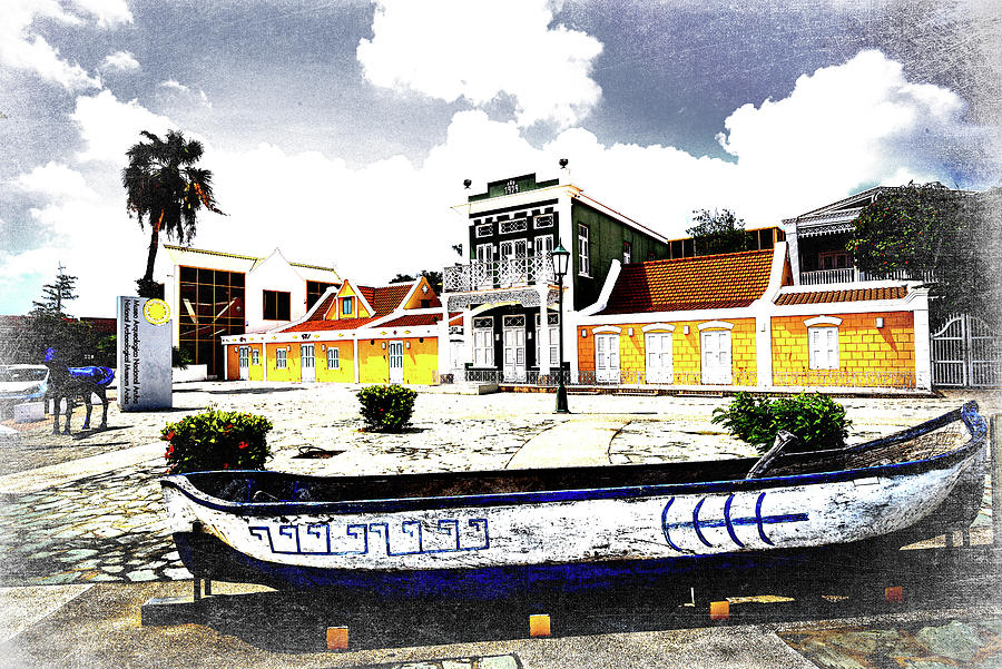 Aruba-the Center Of Oranjestad Photograph