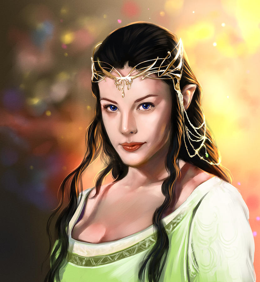 Arwen Evenstar - Lord of the Rings Digital Art by Darko Babovic