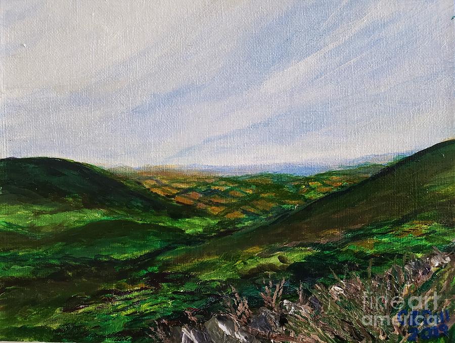 As Manx as the Hills Painting by C E Dill