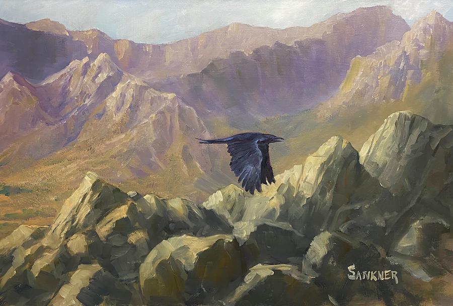 As the Crow Flies Painting by Robert Sankner