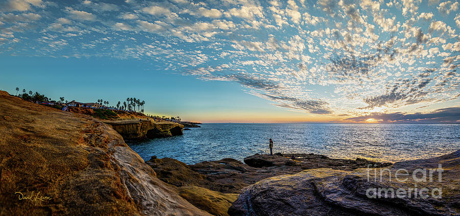 As the Sun Sets at Sunset Cliffs Photograph by David Levin