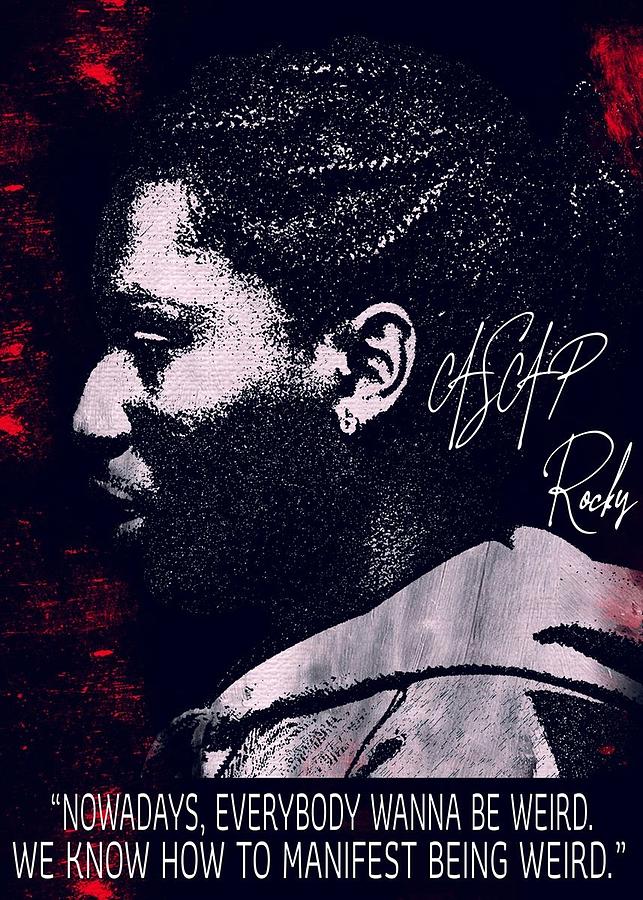 Asap Rocky-10 Digital Art By Kha Dieu Vuong - Fine Art America