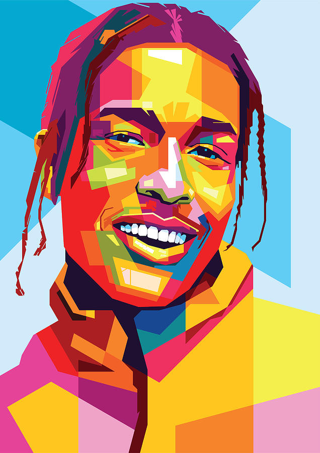 Asap Rocky Pop Art Digital Art by Amex Design - Fine Art America