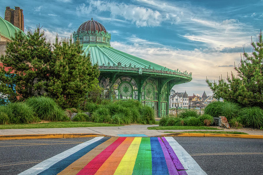 Asbury Park Carousel Building Pride Photograph by Kristia Adams