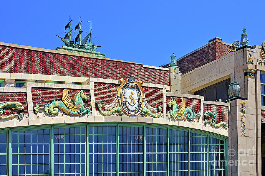 Asbury Park Convention Hall -artful Facade Photograph