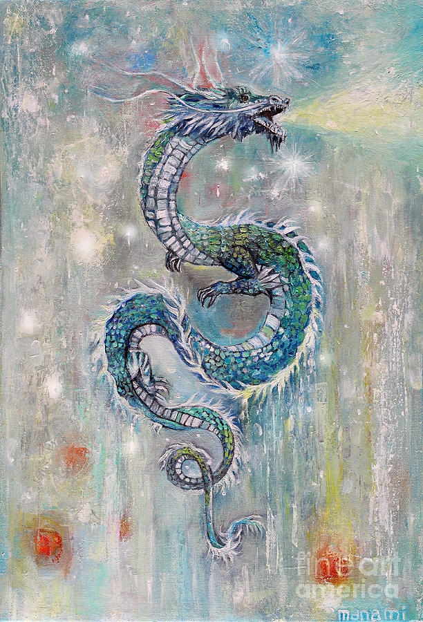 Ascendent Dragon Painting by Manami Lingerfelt