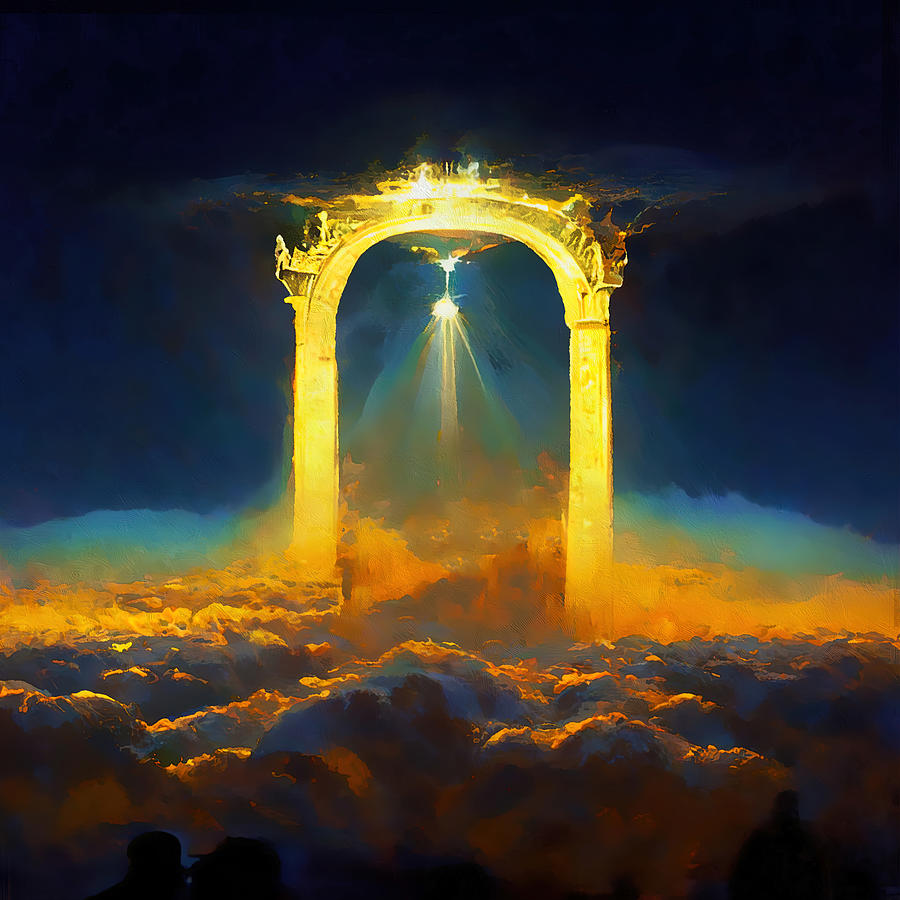 Ascending to the Gates of Heaven, 07 Painting by AM FineArtPrints