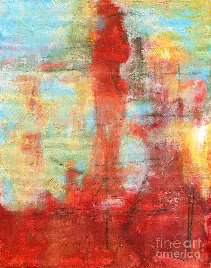 Ascension Painting - Ascension Abstract Texture Landscape by Itaya Lightbourne Ascension Painting - Ascension Abstract Texture Landscape by Itaya Lightbourne
