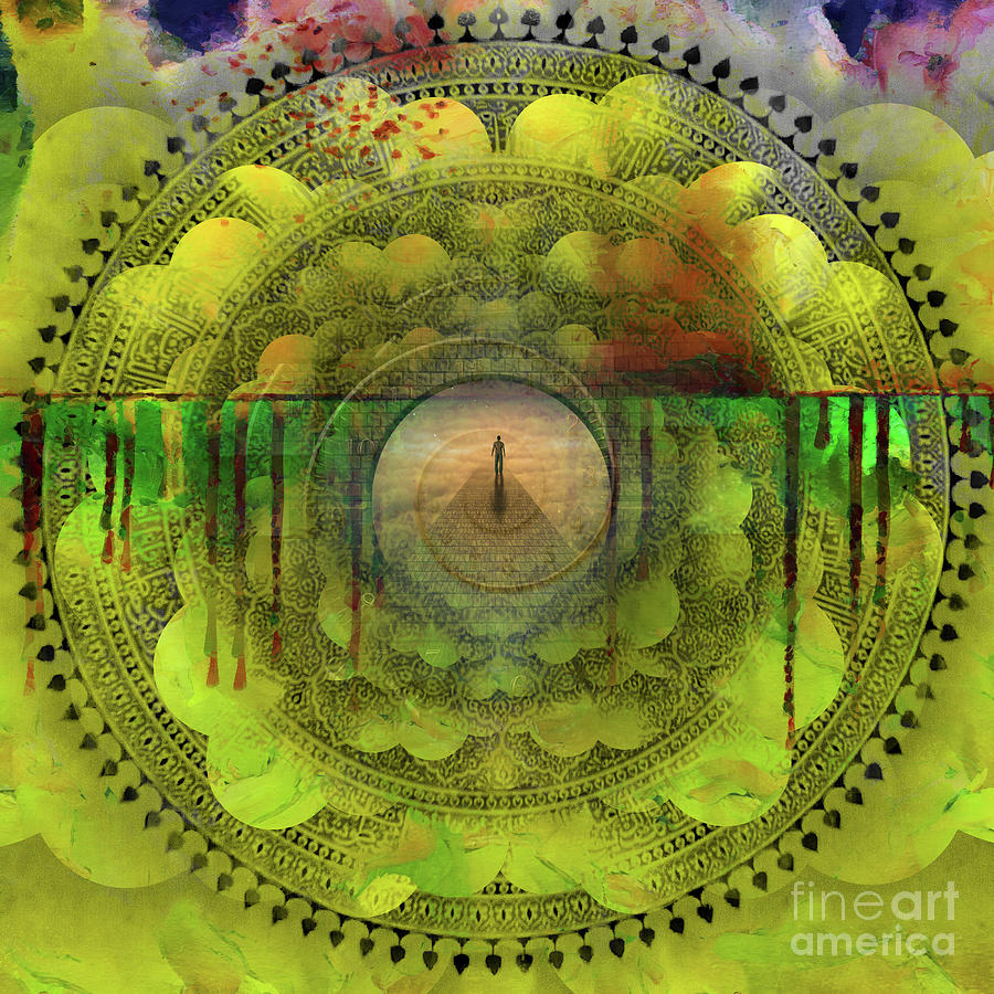 Ascension to another world Digital Art by Bruce Rolff