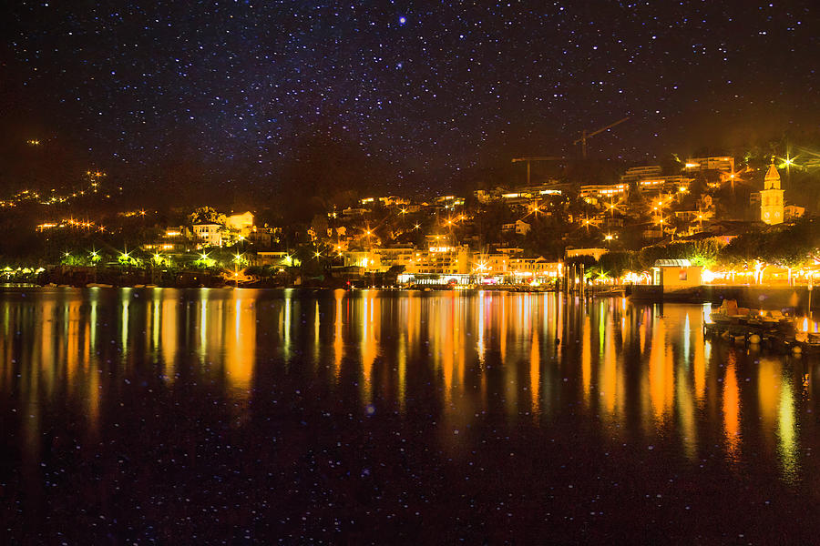 Ascona by night Photograph by Thomas Nay