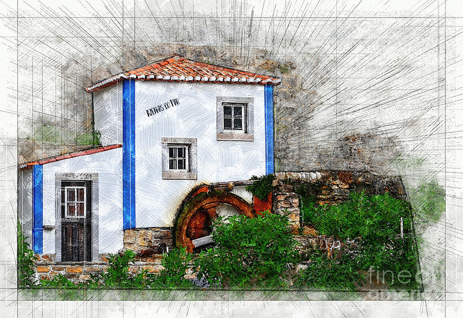 Asenas do Mar - Portugal Digital Art by Mary Machare