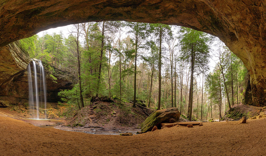Ash Cave Panorama Photograph by Arthur Oleary