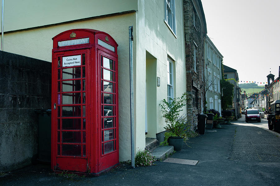 Ashburton Red Telephone Box  Photograph by Helen Jackson
