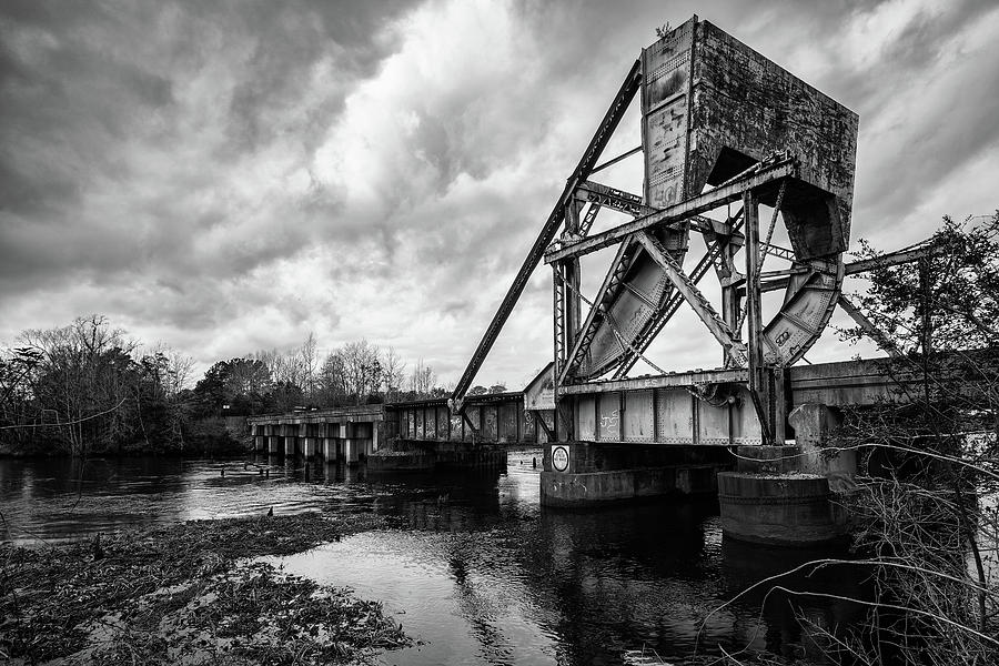 Ashepoo River Railroad Bridge, South Carolina Photograph by Dawna Moore Photography