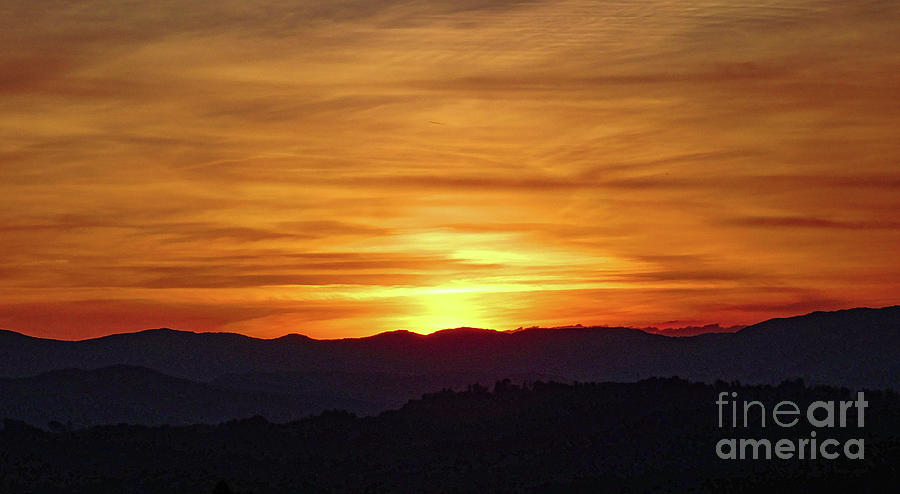 Asheville Sunset Photograph by Anthony Baatz