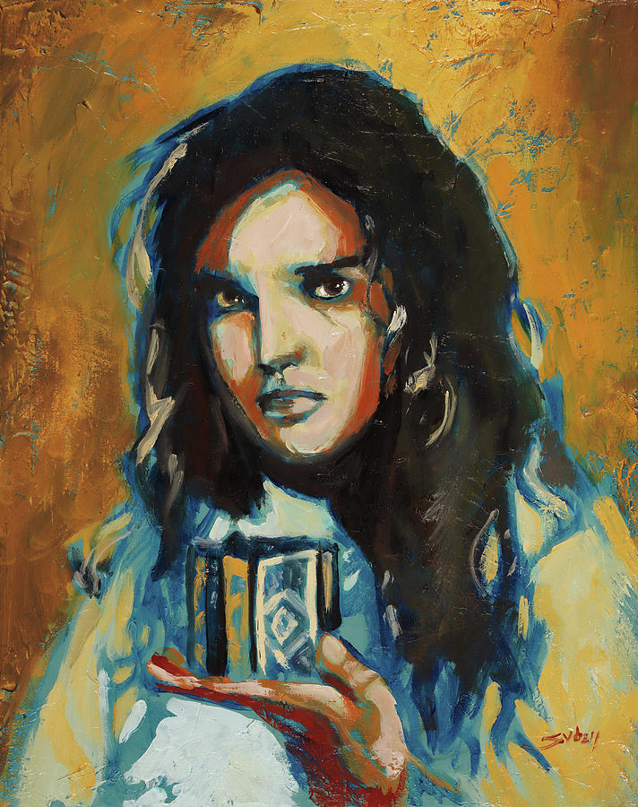Ashley Laurence Painting by Sv Bell