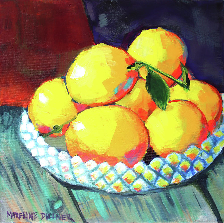 Ashleys Lemons Painting by Madeline Dillner