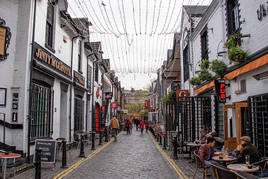 Ashton Lane - Glasgow Scotland Photograph by Bill Cannon - Pixels