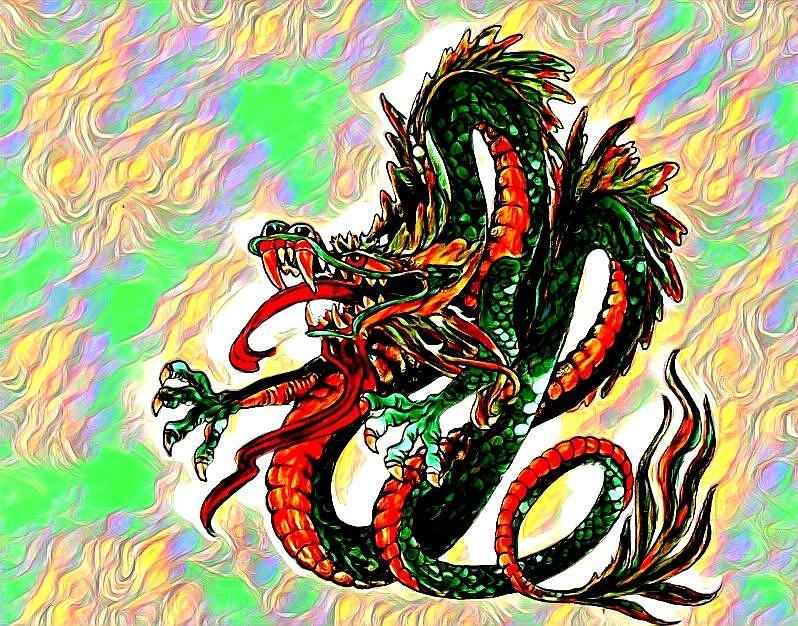 Asian Dragon Photograph by Mike Holder - Fine Art America