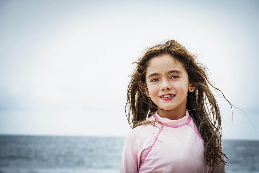 Asian girl near ocean Photograph by Sollina Images Asian girl near ocean Photograph by Sollina Images