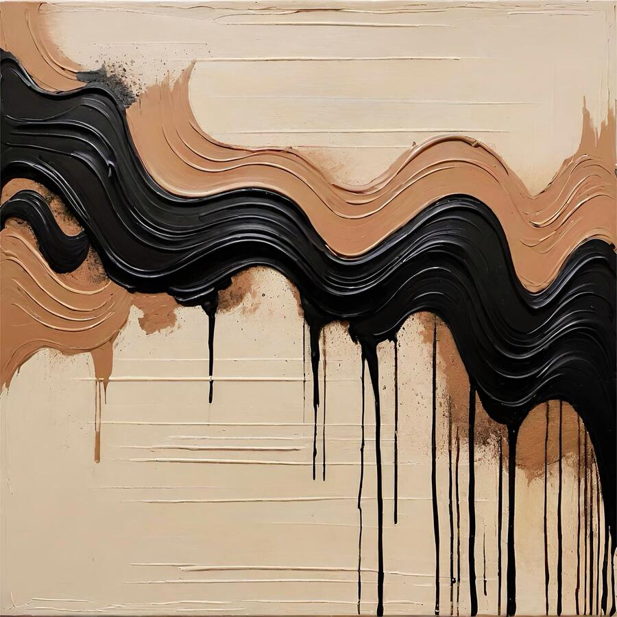 Asian Ink Abstract Digital Art by Bonnie Bruno Asian Ink Abstract Digital Art by Bonnie Bruno