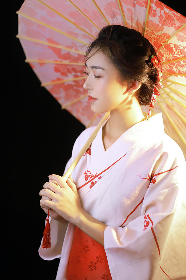 Asian Lady Day Dreaming Photograph by Running Brook Galleries - Fine ...