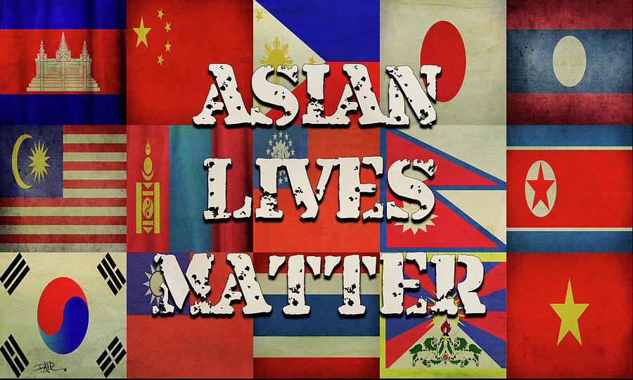Asian Lives Matter Digital Art by Ricardo Dominguez