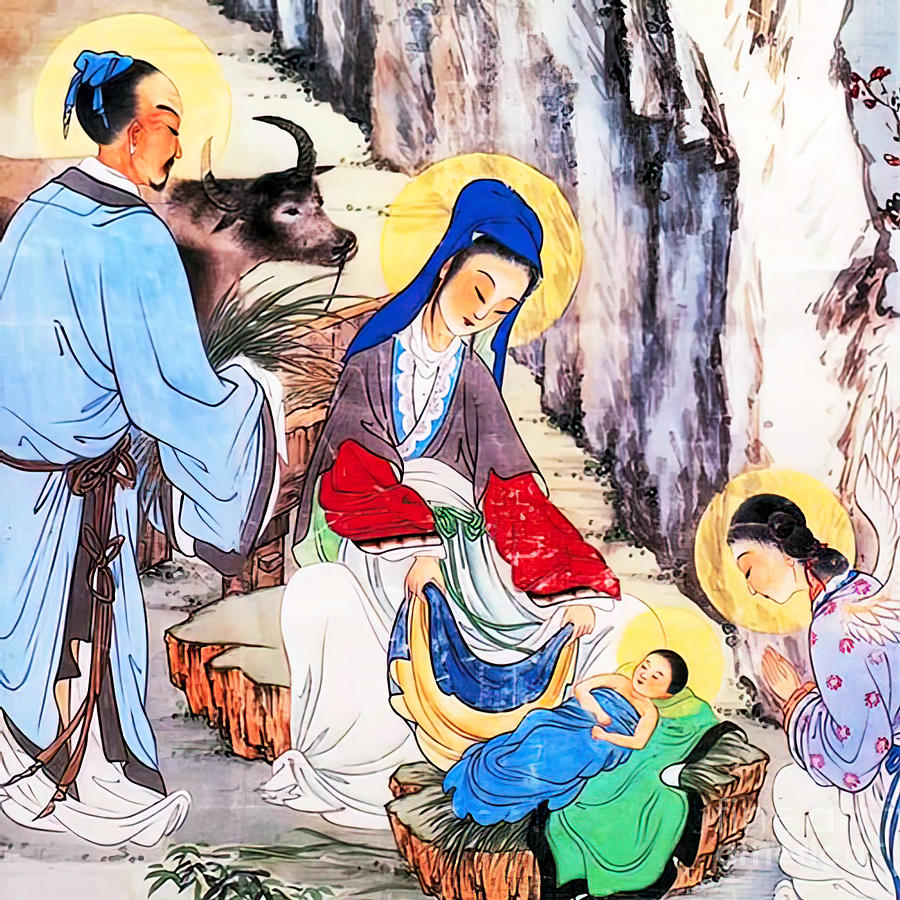 Asian Nativity Scene Photograph by Munir Alawi