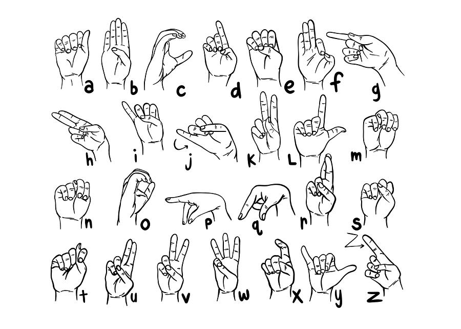 ASL Chart II Poster travel Painting by Roberts Graham - Fine Art America