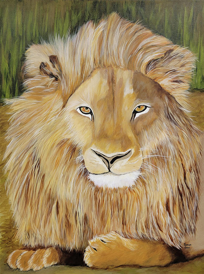 Aslan Painting by Sally Latimer Jones - Fine Art America