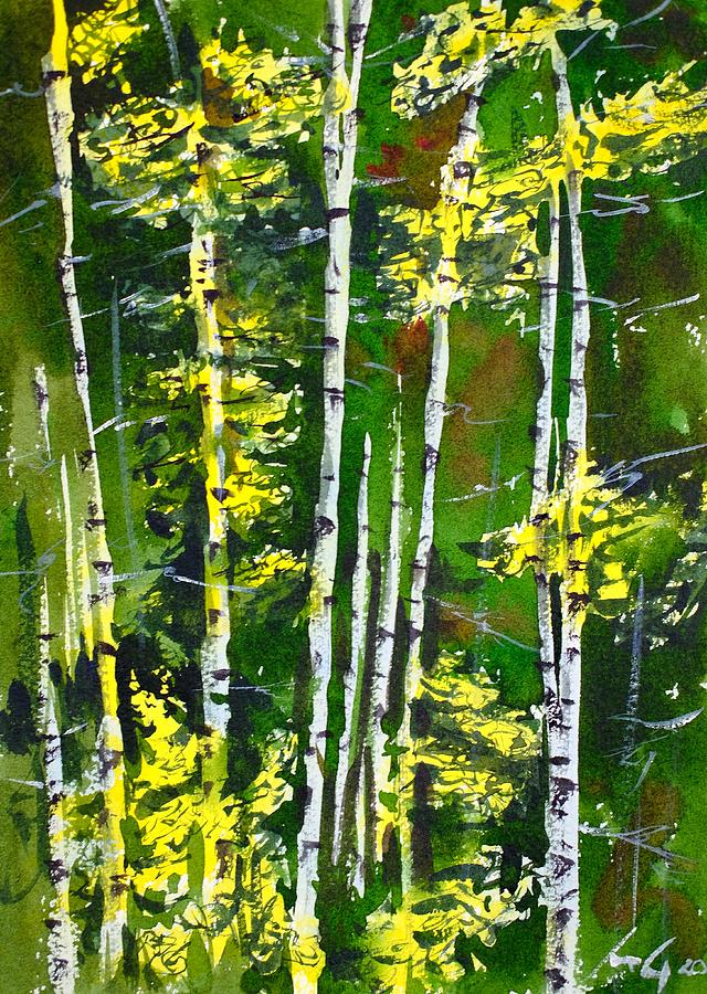 Aspen Grove Painting