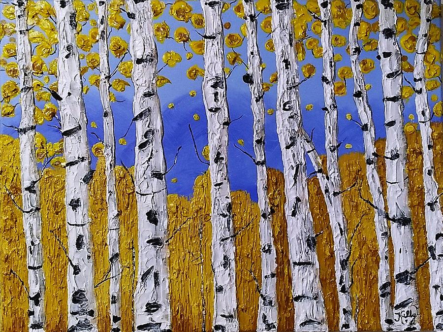 Aspen Sunshine Painting by Kelly Johnson