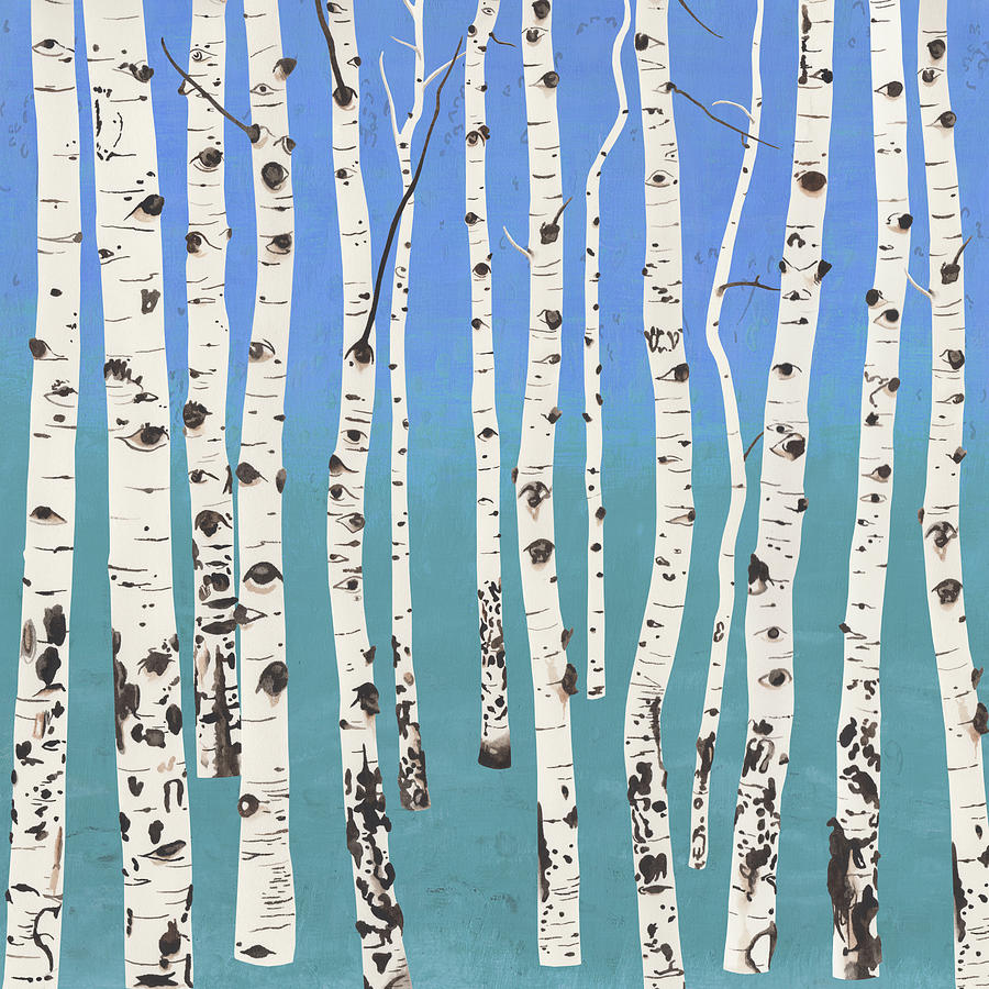 Aspen Trees II Painting