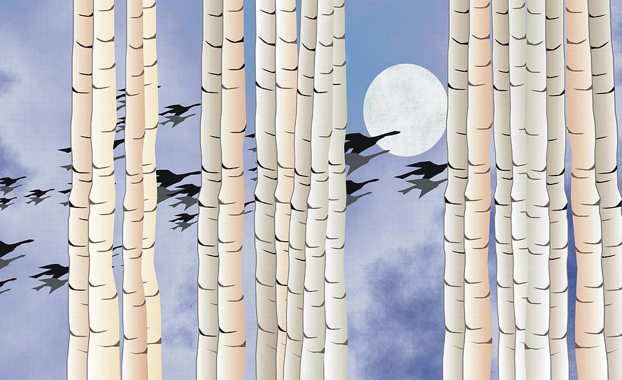 Aspen Two Digital Art by Ted Clifton