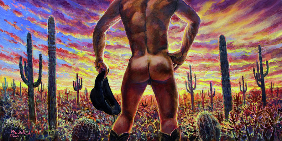 Ass End of the Day Painting by Marc DeBauch
