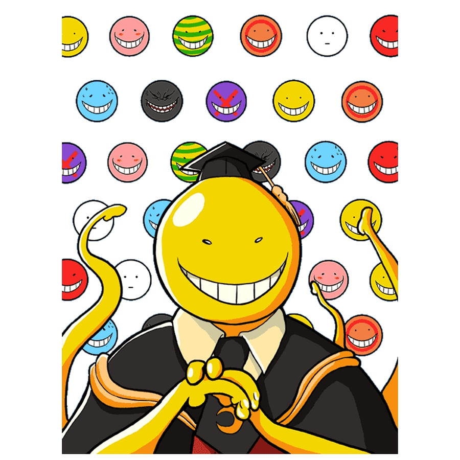 Assassination Classroom Koro Sensei All Faces Digital Art By William 