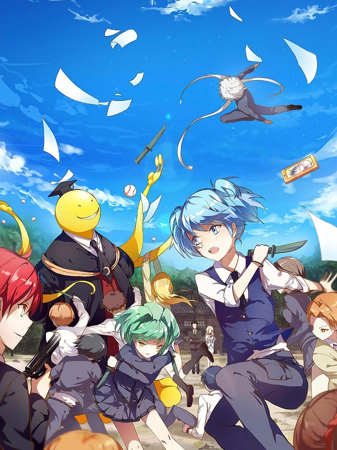 Assassination Classroom Poster tumblr girl Painting by Roxanne Owen ...