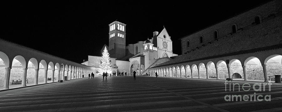 Assisi - San Francesco - Panorama Photograph by Christopher Wentworth Assisi - San Francesco - Panorama Photograph by Christopher Wentworth